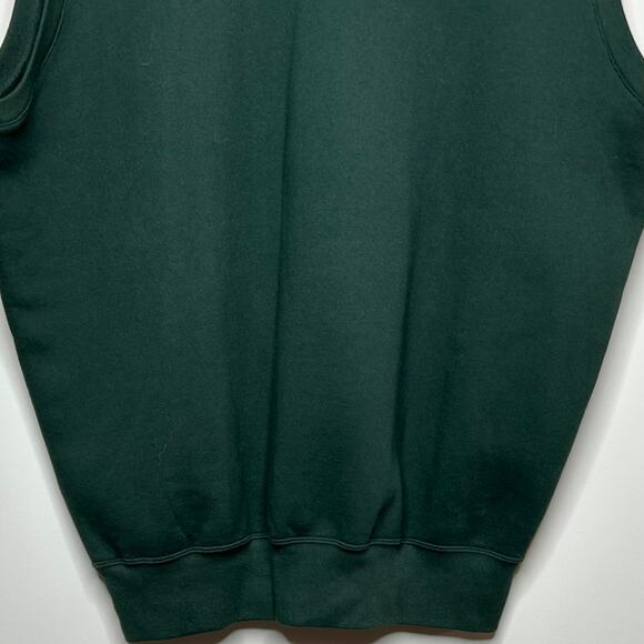 Polo Ralph Lauren Green Sweatshirt Vest Size L Embroidered Logo V Neck Pullover - Picture 8 of 8